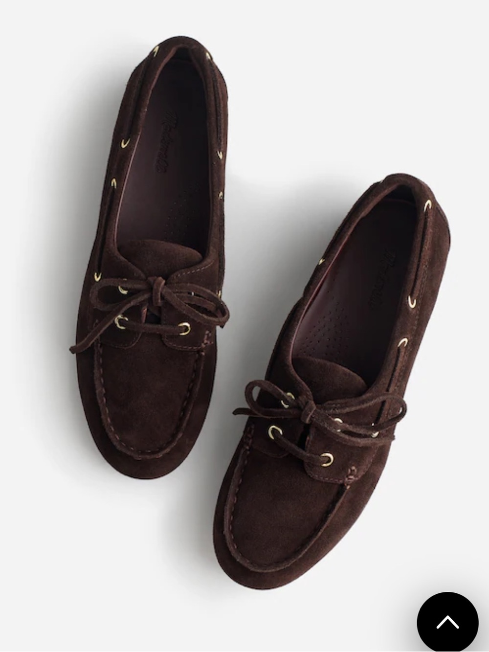 New Madewell The Jamie Brown Suede Boat Shoes with Lace-Up Detail - Sold Out